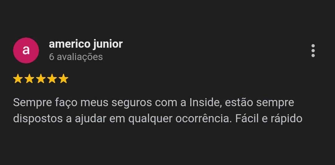 depoimento cliente inside corretora de seguros